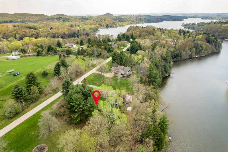 Mockingbird 35 Waterfront Building Site Lake Redstone Wisconsin Lake